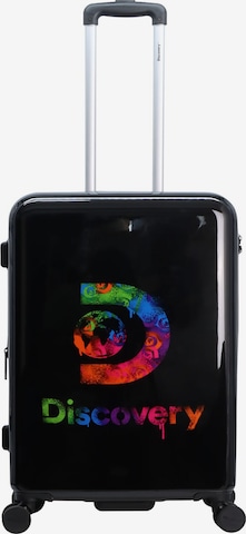 Discovery Koffer 'STENCIL' in Zwart: voorkant