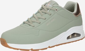 SKECHERS Sneakers laag 'Uno' in Groen: voorkant