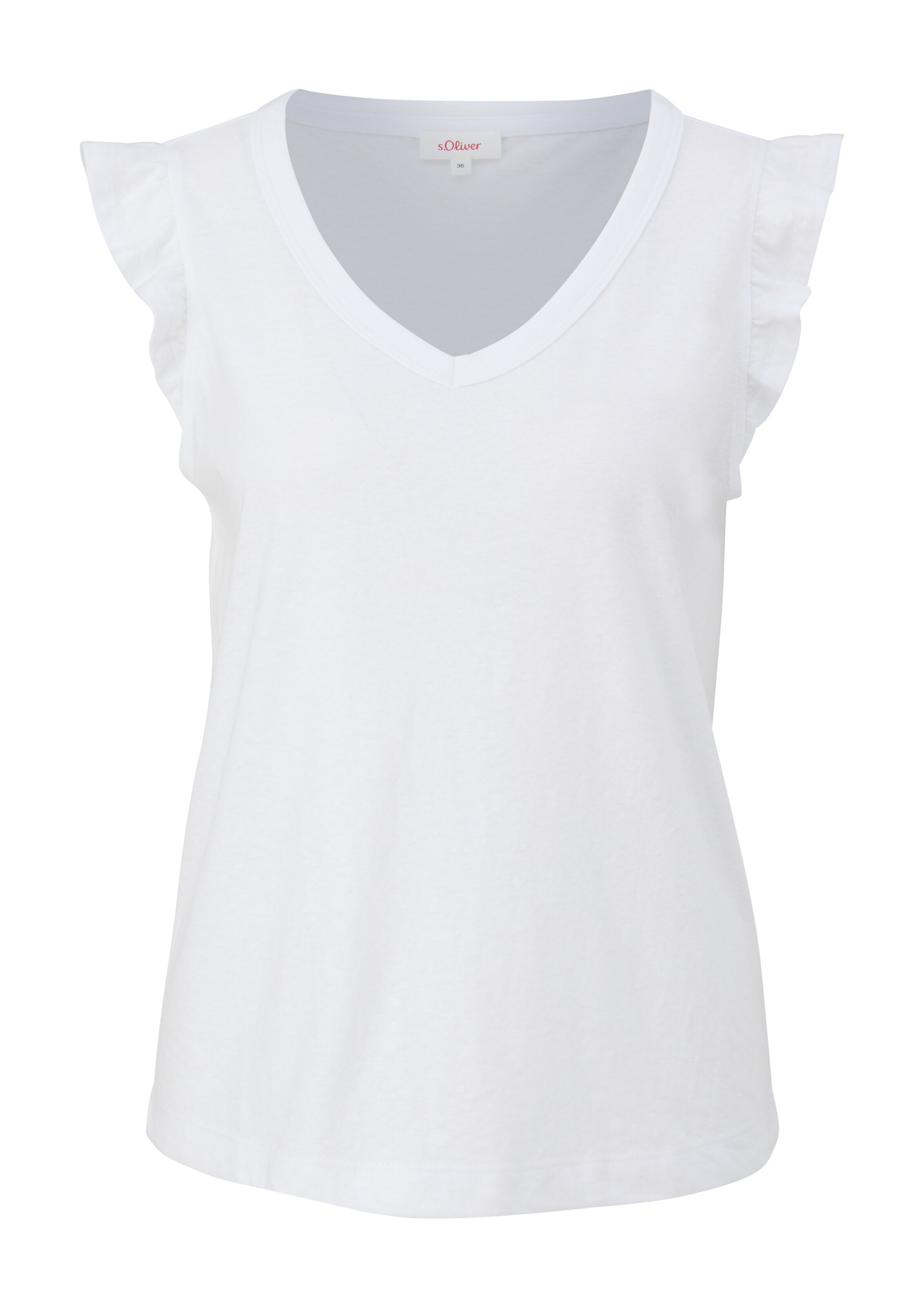 s.Oliver Shirt in de kleur Wit, Productweergave