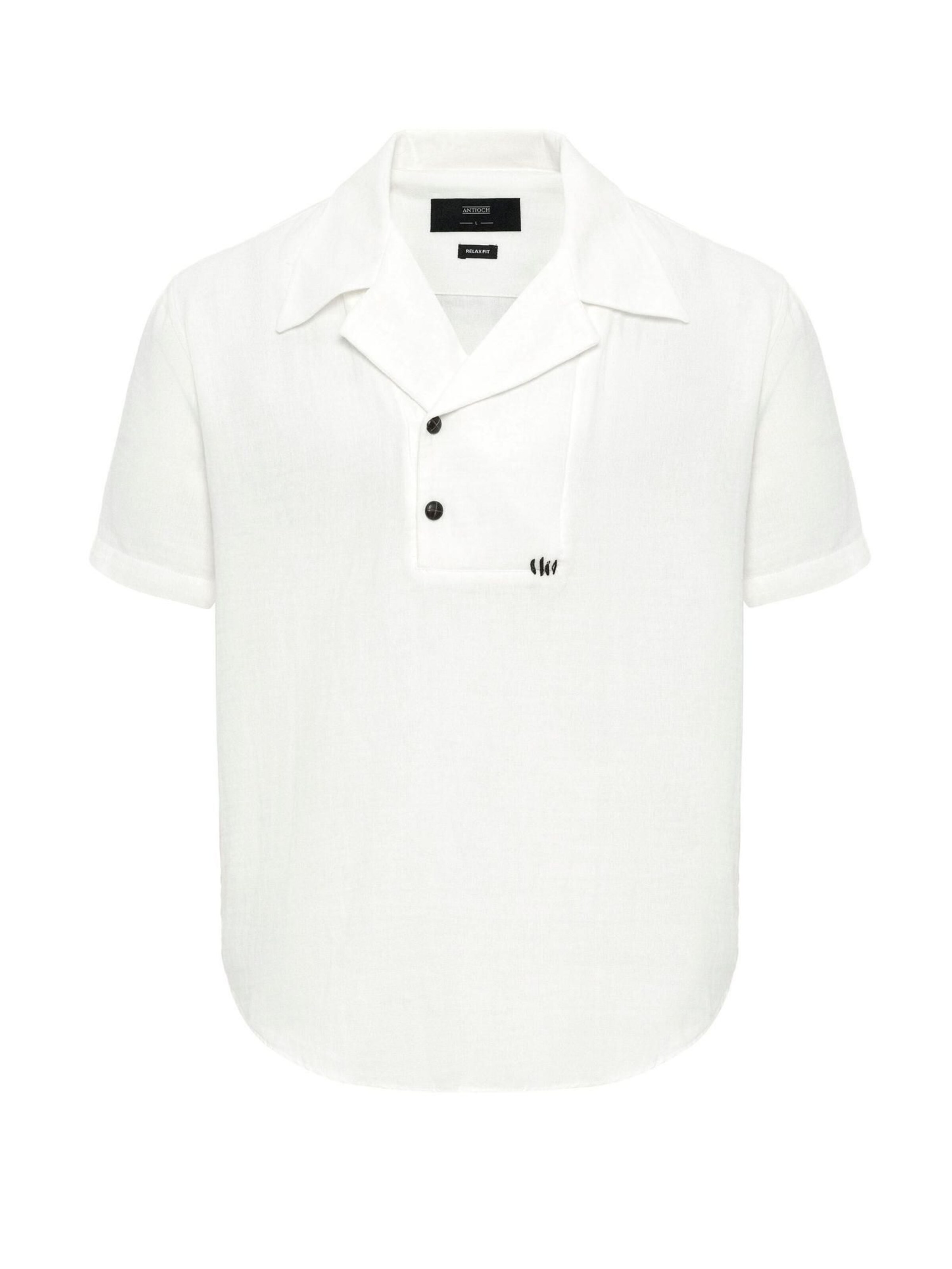 Antioch Comfort Fit Πουκάμισο σε λευκό: μπροστά