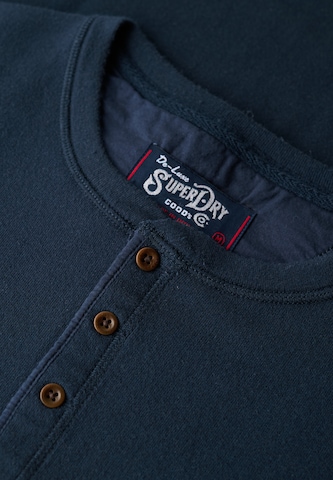 T-Shirt 'The Merchant Store – Grandad' Superdry en bleu