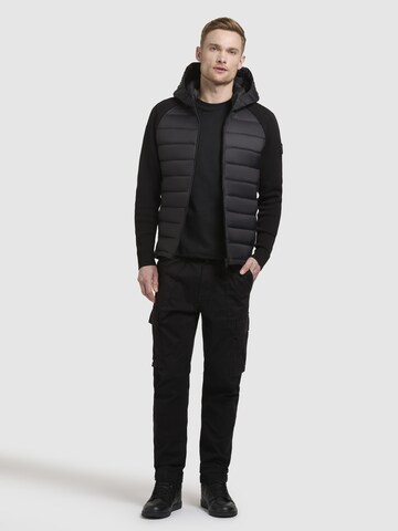 khujo Jacke 'Nilon' in Schwarz