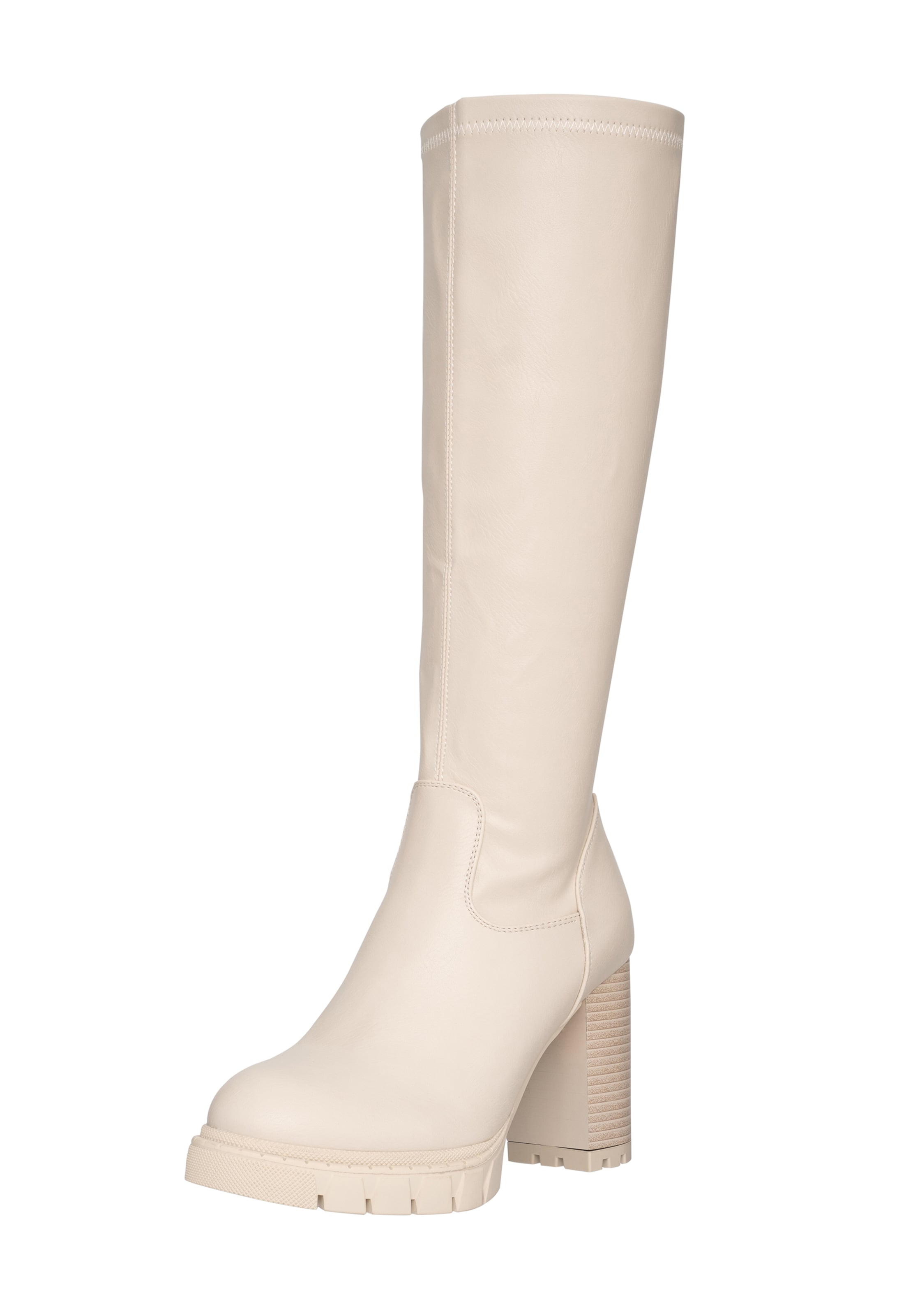 Bottes Salinyang en beige : devant