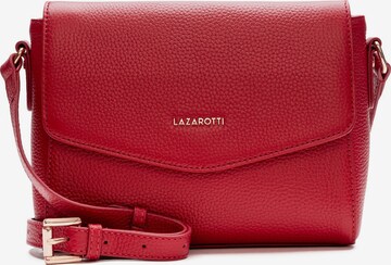 Borsa a tracolla di Lazarotti in rosso: frontale