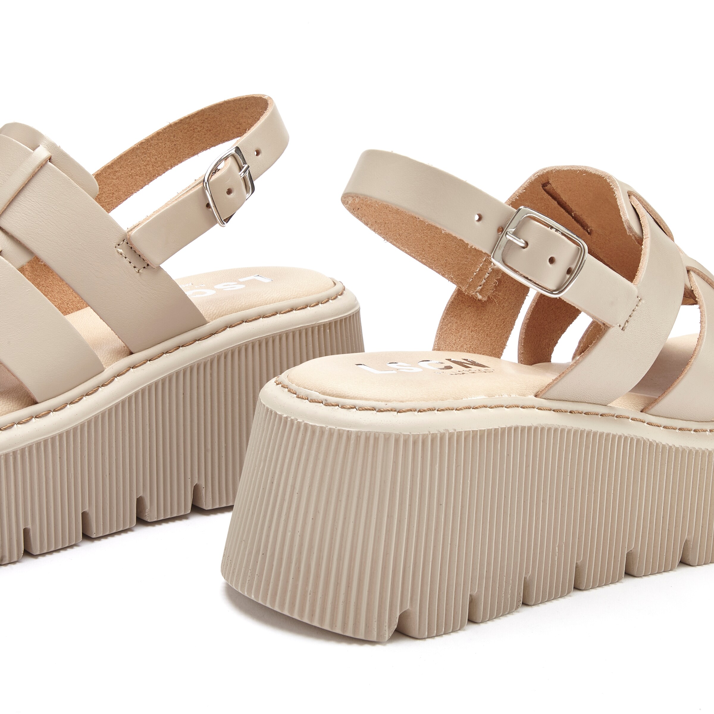 LSCN by LASCANA Sandals in Beige