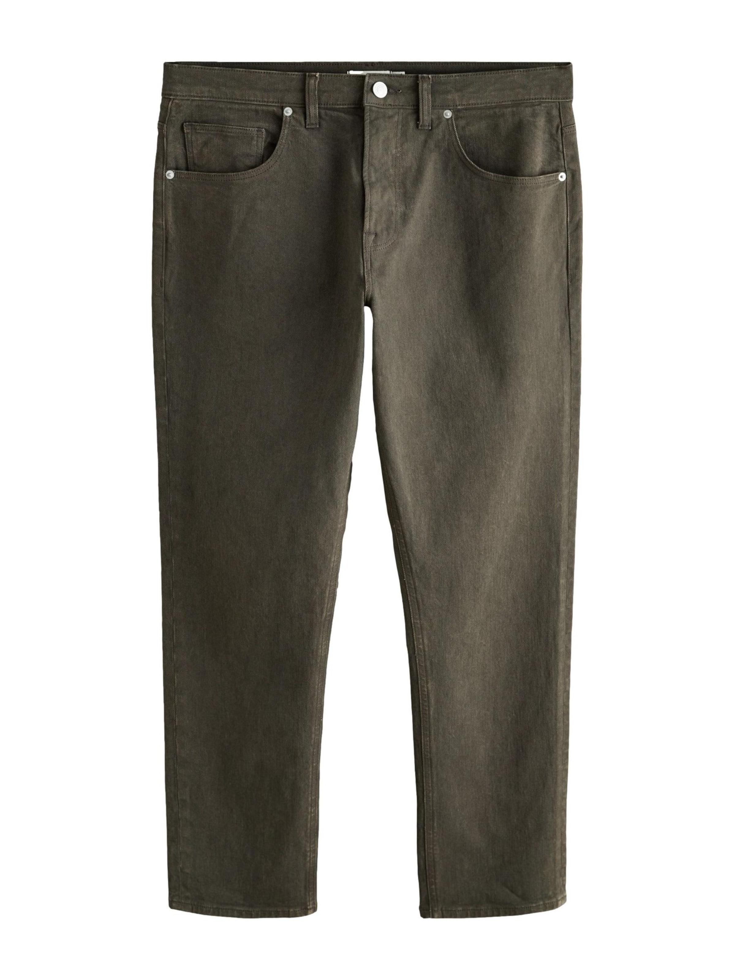 Next Slimfit Jeans in Grün: Vorderseite