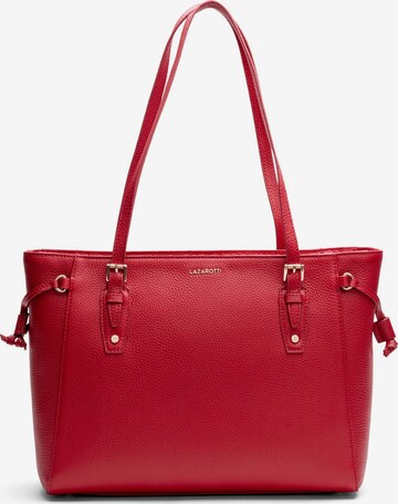 Lazarotti Shopper 'Bologna' in Rood: voorkant