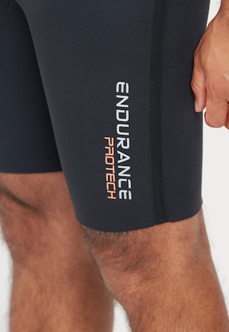 ENDURANCE Skinny Workout Pants 'Protech' in Black