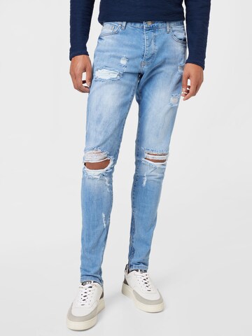 Pegador Slim fit Jeans 'MITU' in Blue: front