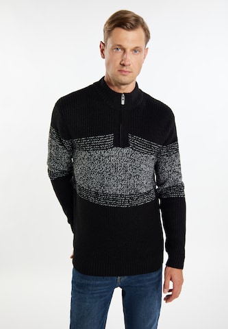 ICEBOUND Sweater in Black: front