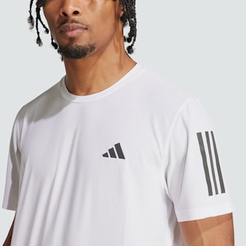 T-Shirt fonctionnel 'Own The Run' ADIDAS PERFORMANCE en blanc