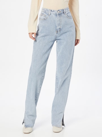 Misspap Wide leg Jeans in Blue: front