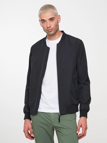 Veste mi-saison 'Aspen' recolution en noir : devant