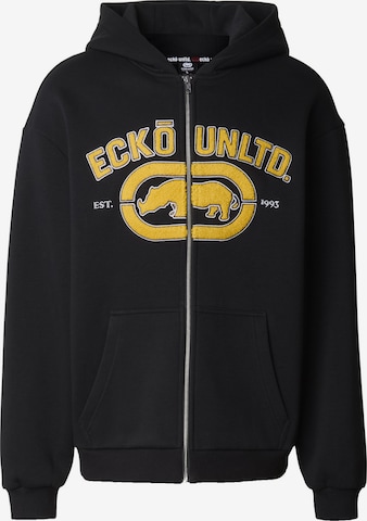 Giacca di felpa 'Vintage' di Ecko Unlimited in nero: frontale