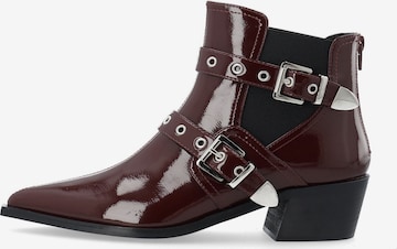Bianco Ankle Boots 'BIABLAKE' in Rot: Vorderseite