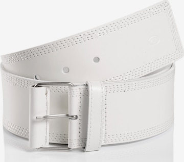 Ceinture 'BIGI' TOM TAILOR en blanc : devant