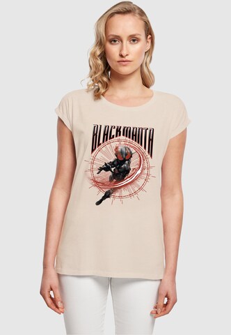 ABSOLUTE CULT T-Shirt 'Aquaman - Manta Circle' in Weiß: Vorderseite