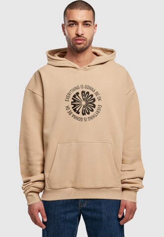Sweat-shirt 'All Good' Merchcode en beige : devant