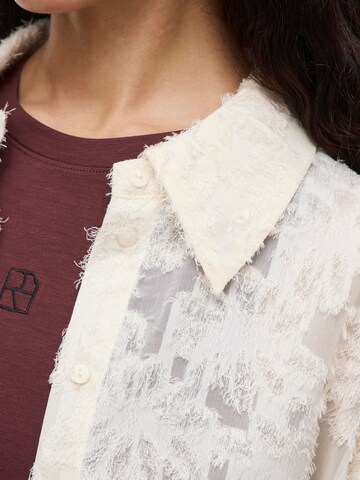 ROUGE EDIT Bluse i gul