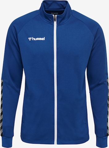 Hummel Trainingsjack in Blauw: voorkant