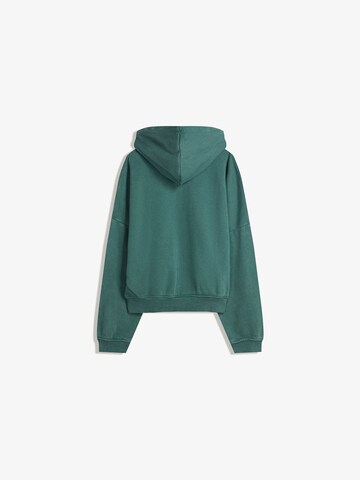 Sweat-shirt Bershka en vert