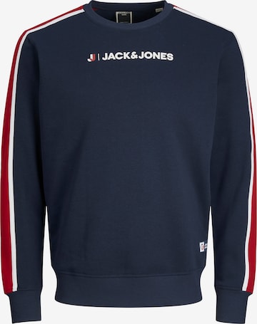 Sweat-shirt 'LOGAN' JACK & JONES en bleu : devant