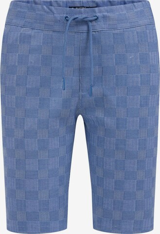 WE Fashion Slimfit Broek in Blauw: voorkant