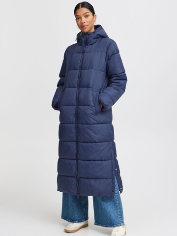 b.young Winter Coat 'BOMINA' in Blue: front