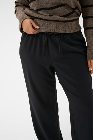 Wide Leg Pantalon 'KCBeathie' KAFFE CURVE en noir