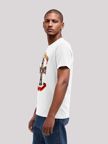 F4NT4STIC Shirt 'Guns 'n' Roses Appetite For Destruction' in White
