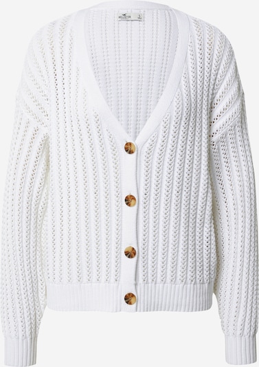 HOLLISTER Knit cardigan 'EMEA' in White, Item view