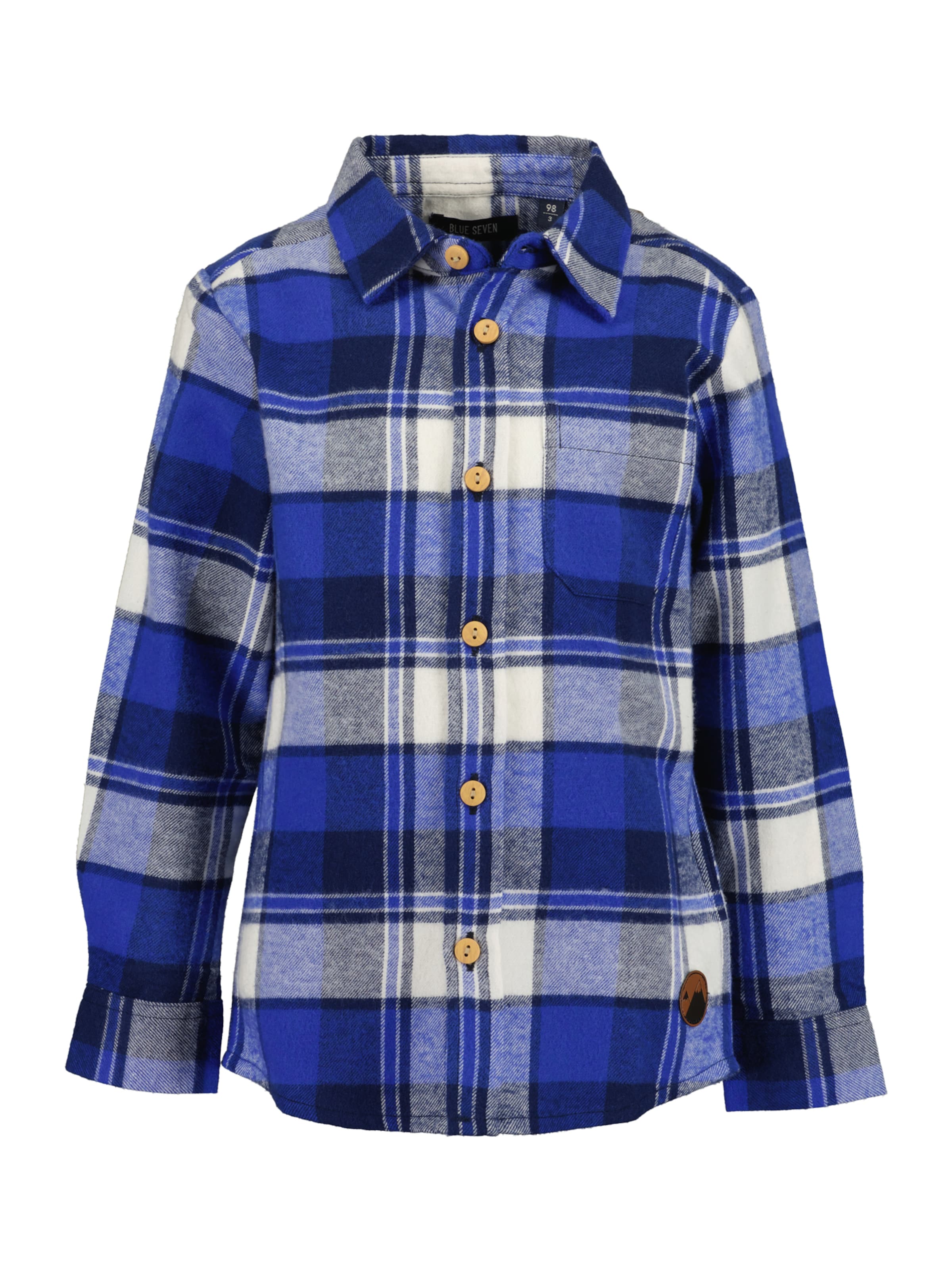 BLUE SEVEN Regularny krój Koszula w kolorze niebieski: przód