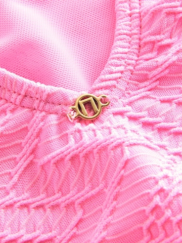 Next Bustier Badeanzug in Pink
