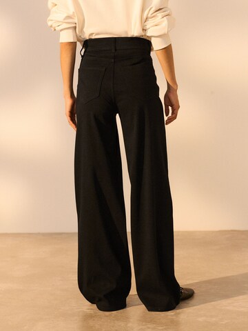 Next Wide leg Jeggings in Black