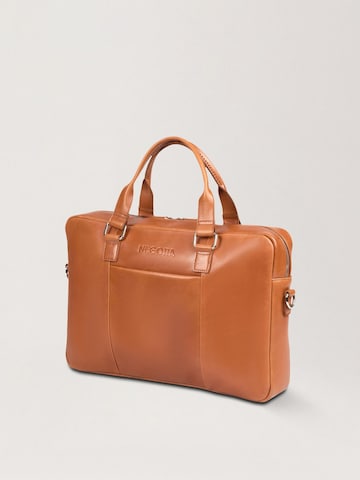 NEGOTIA Leather - Bolsa para portátil 'Sorel' en marrón