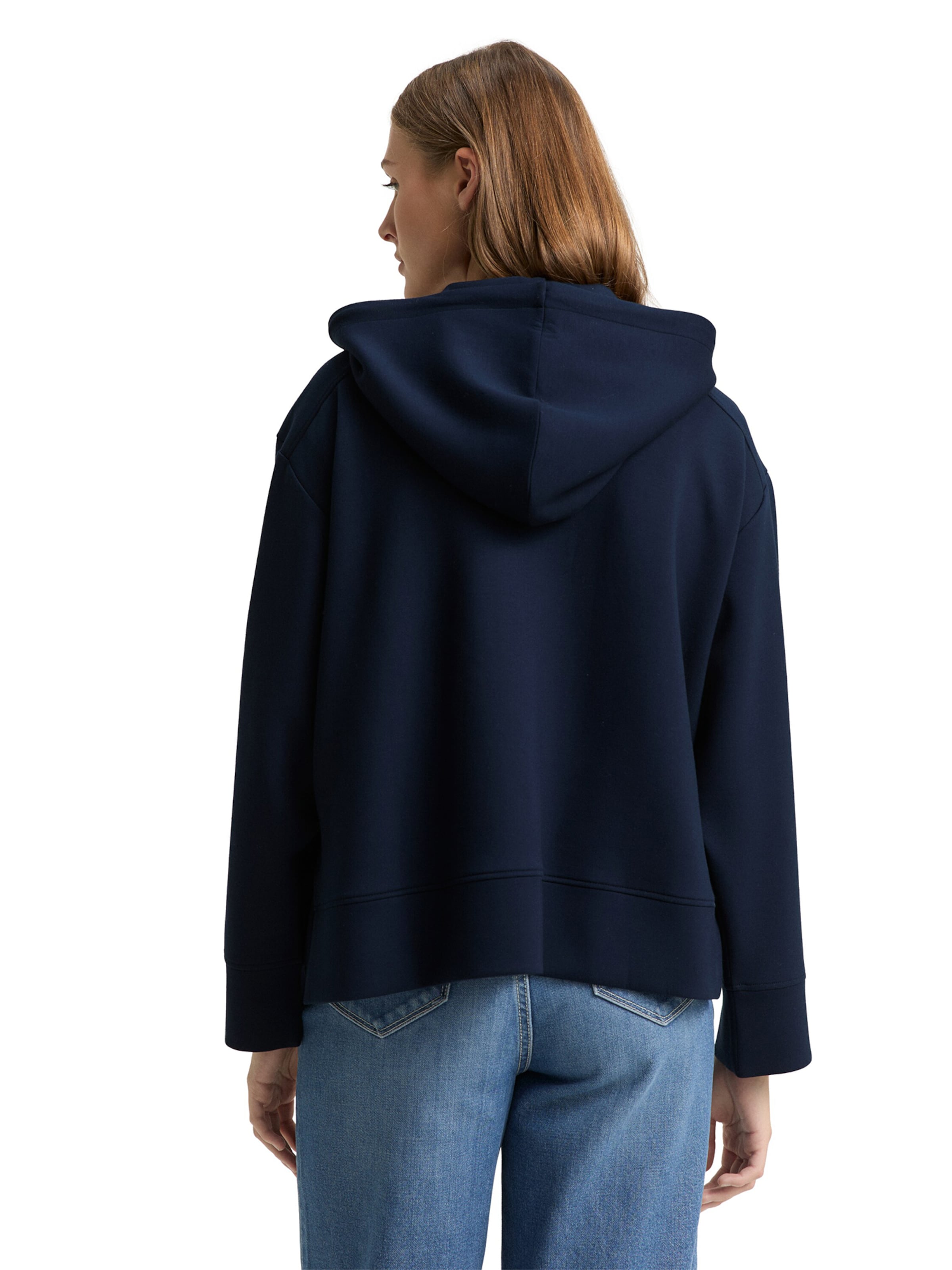 TOM TAILOR DENIM Sweat jacket in Blue