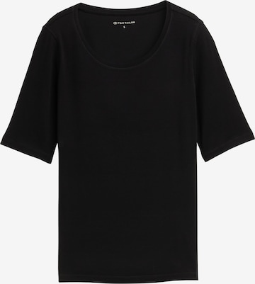TOM TAILOR T-Shirt in Schwarz: Vorderseite