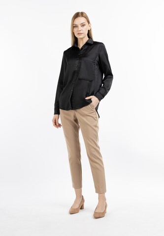 DreiMaster Klassik Blouse in Black: front