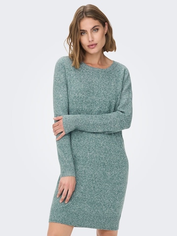 ONLY Knitted dress in Green