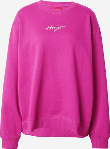 HUGO Sweatshirt 'Classic' in Pink: front
