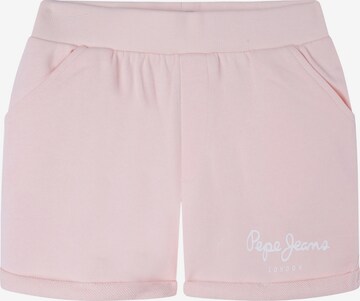 Pepe Jeans Normalny krój Spodnie 'ROSEMERY' w kolorze różowy: przód
