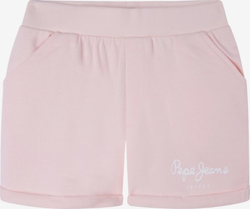 Pepe Jeans regular Παντελόνι 'ROSEMERY' σε ροζ: μπροστά