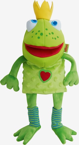HABA Stuffed animals ' Froschkönig, 26 cm ' in Mixed colors: front