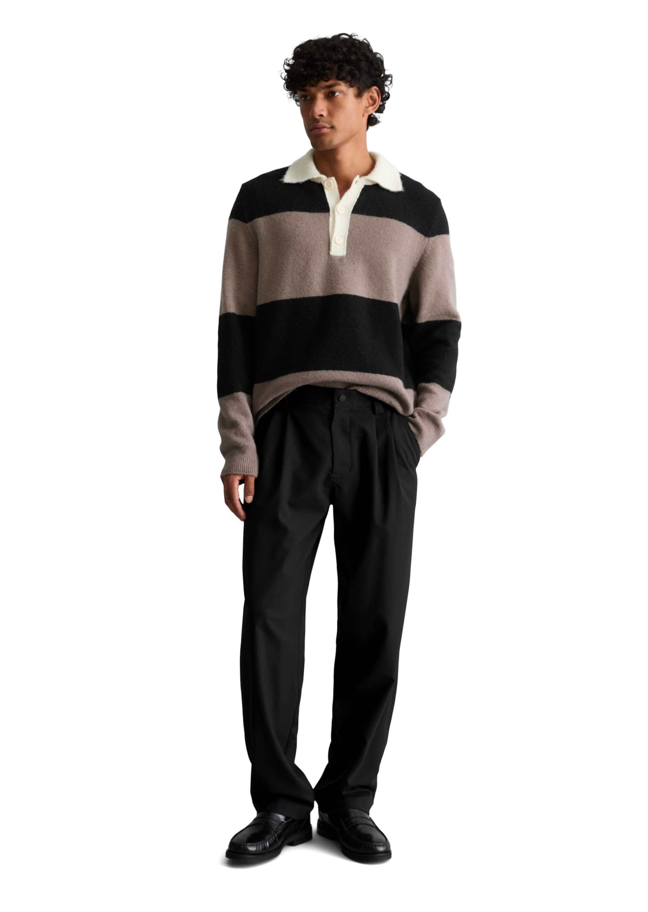 Marc O'Polo DENIM Shirt in Beige: voorkant
