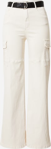 Pantalon cargo Tally Weijl en beige : devant