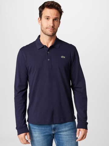 Lacoste Sport - Camisa funcionais em azul: frente