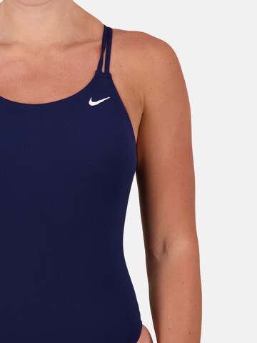 Nike Swim Korzetová Plavky – modrá