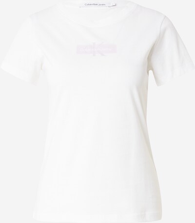 Calvin Klein Jeans T-Shirt in flieder / weiß, Produktansicht