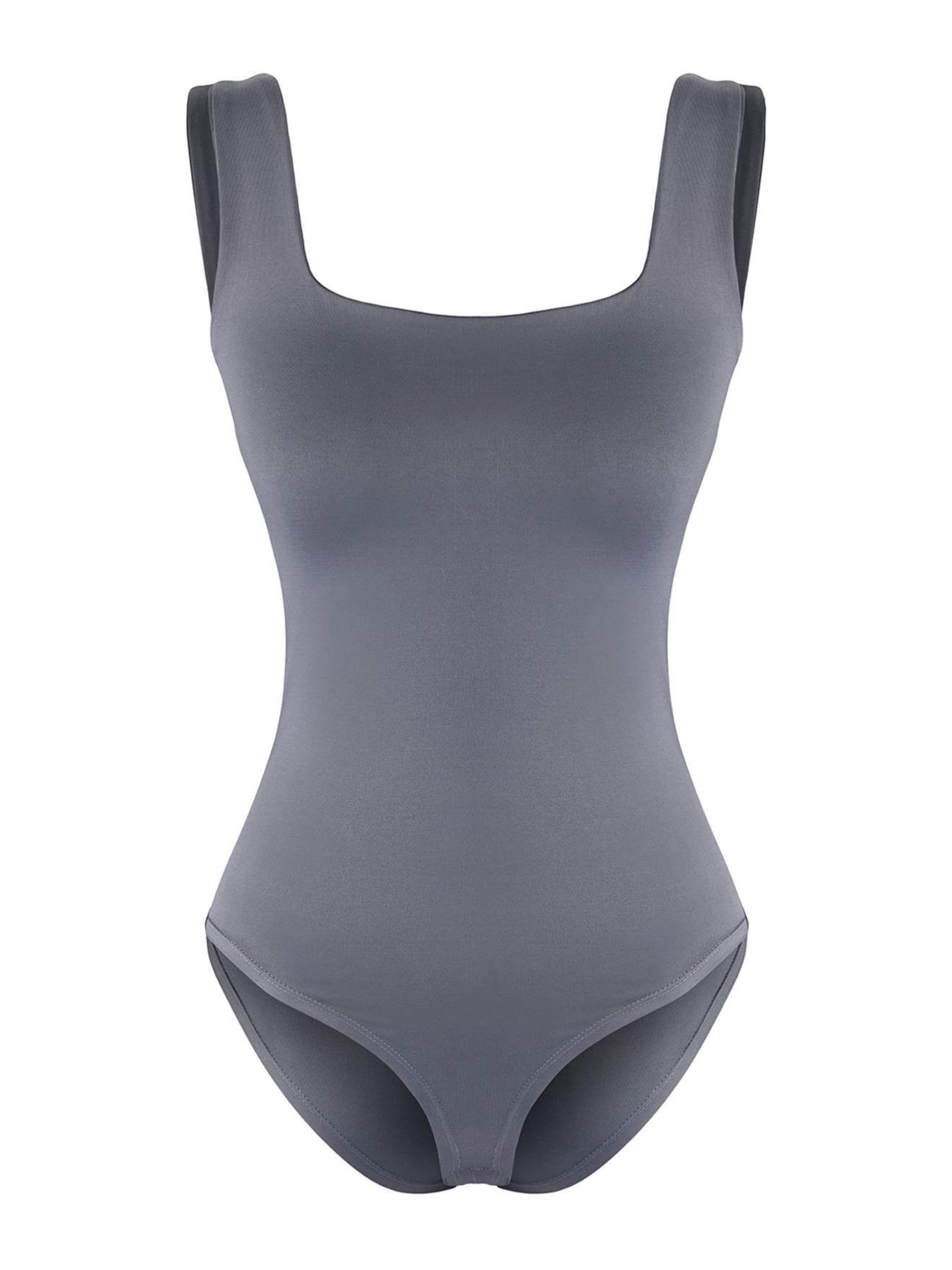 Trendyol Shirtbody i grå: forside