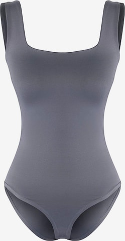 TrendyolBodi majica - siva boja: prednji dio